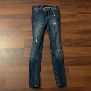 Hollister, size 0 skinny jeans